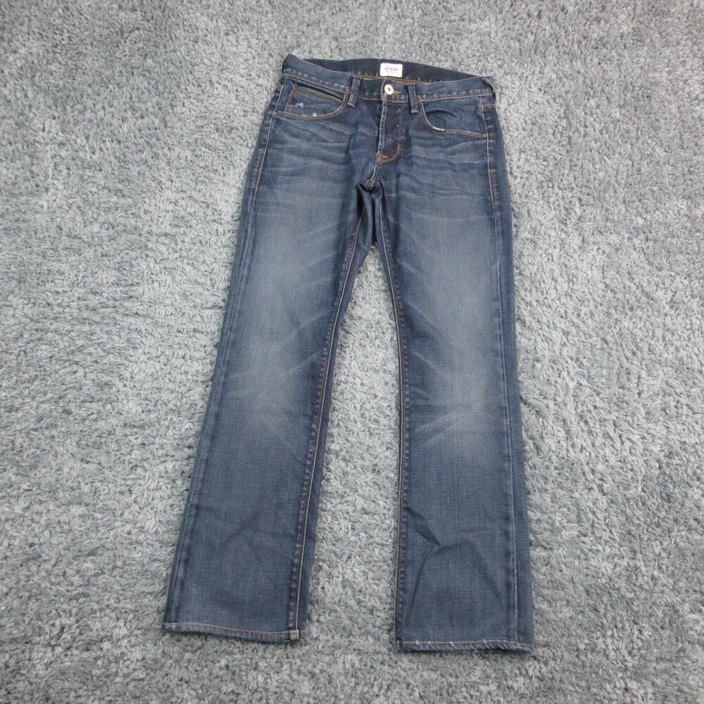 Hudson Jeans Womens 29 Blue Clifton Bootcut Stretch 5 Pocket Made in USA 31x30*